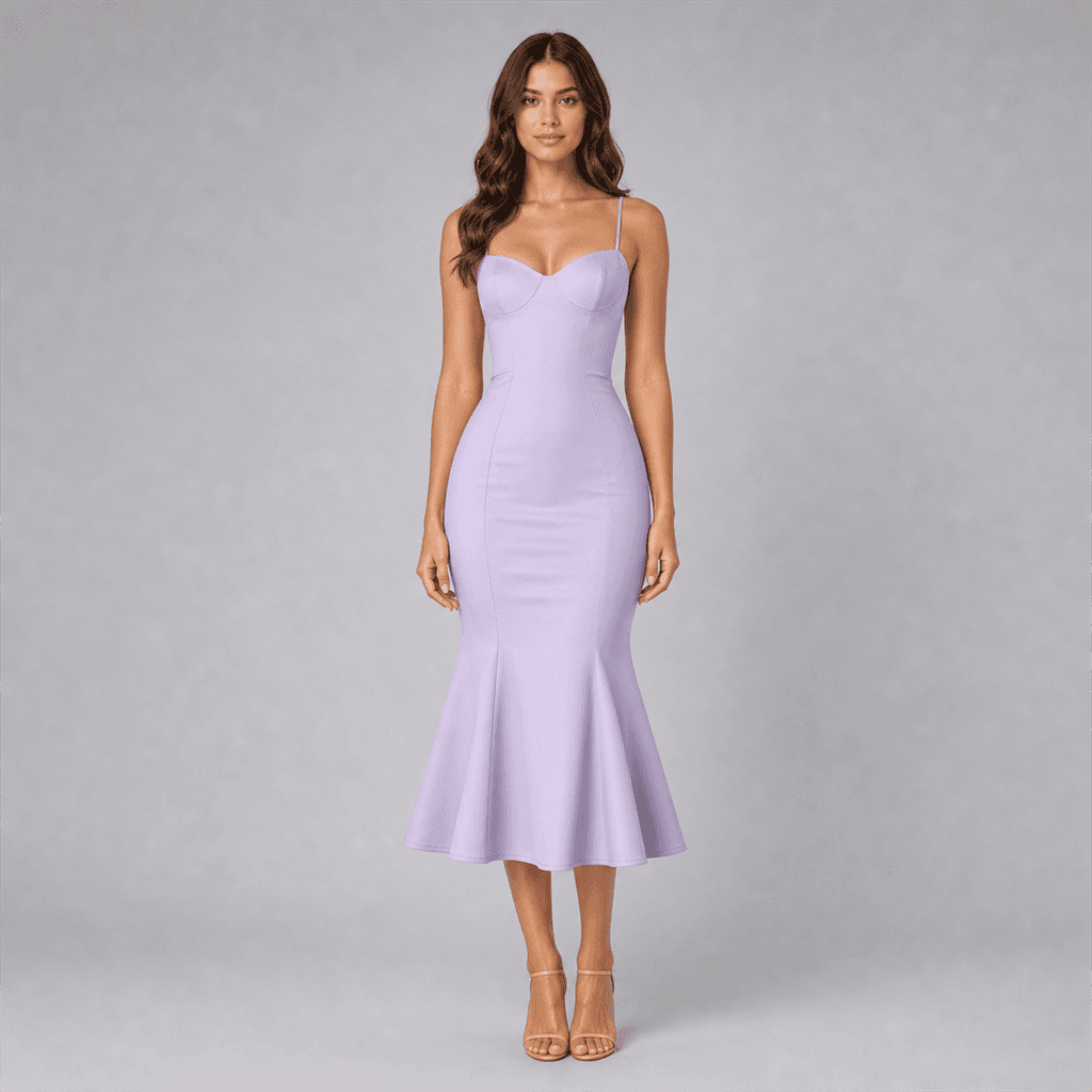 Lilac Mermaid Midi